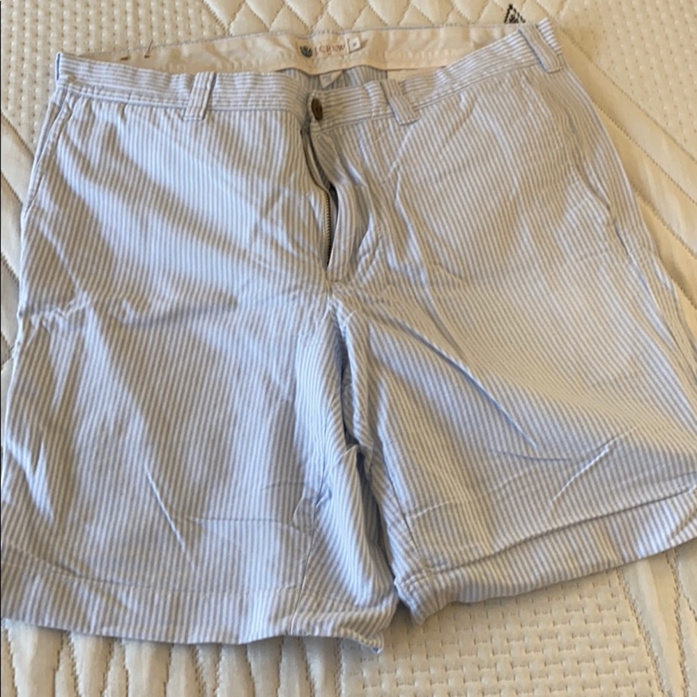 Jcrew seersucker 9inch short